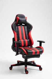 Chaise de jeu pivotante en cuir synthétique de haute qualité à hauteur réglable, style exécutif pour jeux de course sur ordinateur 5960 Game Chai - Product Image 6