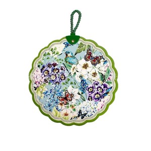 Alfombrilla de cerámica de lujo con aislamiento térmico, con asa de cuerda, forma irregular, diseño floral, para decoración del hogar y la cocina, fabricada en Quanzhou. - Product Image 5
