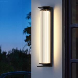 Outdoor Waterproof Stainless Steel LED Wall Sensor Control Modern Design <b>for</b> Courtyard <b>Garage</b> Front Porch Balcony Villa Garden - Product Image 5