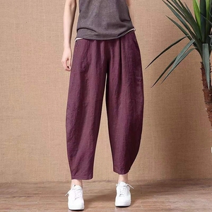 <span class=keywords><strong>Pantalon</strong></span> <span class=keywords><strong>d</strong></span>'été pour <span class=keywords><strong>femme</strong></span> 2026 - <span class=keywords><strong>Pantalon</strong></span> ample à jambes larges avec taille élastique, <span class=keywords><strong>pantalon</strong></span> <span class=keywords><strong>d</strong></span>écontracté rétro pour le quotidien - Product Image 4