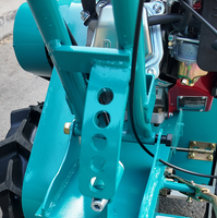Mini Tractor Agrícola de Gasolina con Rotocultivador y Función de Cortacésped Manual para Jardín y Granja