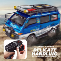 Clásicos DELICA 1/24 modelo a escala Old School vehículos todoterreno RC juguetes con iluminación y Control de velocidad 2/4WD Mini coches 2025 nuevos regalos