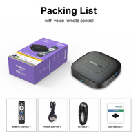 Boîtier TV intelligent Android 14.0 T1 RK3518 Quad-Core 4K HD d'origine, lecteur compatible toutes réseaux