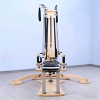 Tour de poulies de Pilates réglable ProReach haut de gamme en bois d'érable massif, modèle professionnel pour l'entraînement, l'équipement de fitness et la santé