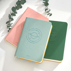 持ち運ぶ小型イミテーションレザーノートポケット文具シンプルクリエイティブ英語日本語ロックワイヤー接着ワードブックTG64KA6 - Product Image 4