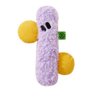 Juguetes interactivos para mascotas resistentes a mordeduras, cocodrilos de silicona para roer dientes de molienda, cepillo de dientes para perros con sonido para limpieza - Product Image 1