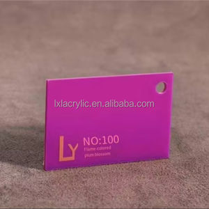 ألواح أكريليك ملونة مبثوقة بسماكة مخصصة |   ألواح <span class=keywords><strong>PMMA</strong></span> بسماكة 1-5 مم للقطع والنقش بالليزر، لوح بلاستيكي - Product Image 5