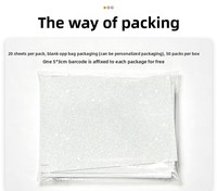 Papier autocollant multifonctionnel doré, argenté et givré, imperméable, pour impression jet d'encre, idéal pour flyers