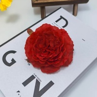 Bunga Jepit Rambut Besar Kecil Peony Bunga Buatan DIY Dekorasi Pernikahan Korsase Kain Buatan Tangan Multi-warna Ymd-001