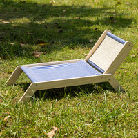 Hamac pour chat, mobilier d'intérieur, arbre à chat, mini chaise de plage, lit pour chat, griffoir en bois durable