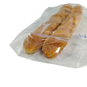 Bolsas de pan de LDPE de grado alimenticio con base acanalada para exhibición en panaderí<span class=keywords><strong>a</strong></span>, embalaje transparente e higiénico para sándwiches, panes, ensaladas y pasteles - Product Image 5