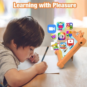 Version globale <span class=keywords><strong>Pritom</strong></span> <span class=keywords><strong>K7</strong></span> Pro Panda Kids Child Tablet PC, 7.0 pouces, 2GB + 32GB Android 11 Support 2.4G WiFi & WiFi 6 Tablet - Product Image 6