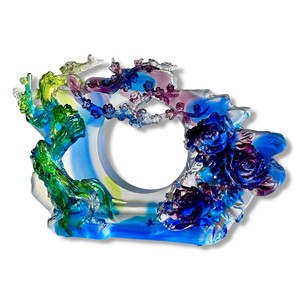 100% authentische handgemachte Kristallglas Kunst skulptur farbige Liuli <span class=keywords><strong>Craft</strong></span> Andere einzigartige Kristall Handwerk - Product Image 2