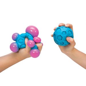 Creative TPR Colored Grid Extruded Staphylococcus Colored Paste Stress Relief Squeeze Ball Decompression Toy <b>Gift</b> - Product Image 5