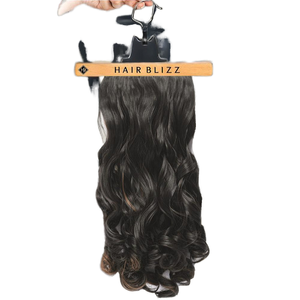 Extensions de cheveux synthétiques de haute qualité, modèle 322, Hairblizz India, machine à double trame, ajustement confortable, prix de gros, beauté - Product Image 1