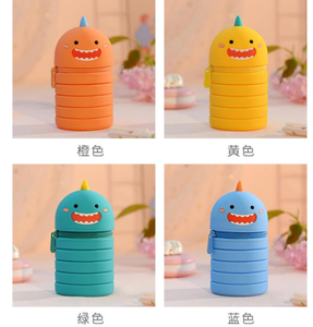 Papeterie créative <span class=keywords><strong>Vosan</strong></span> VS100, trousses à crayons en silicone télescopiques, petits jouets dinosaures - Product Image 2