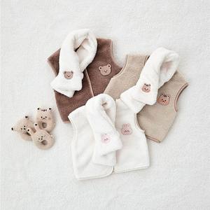 Écharpe d'hiver pour enfants ensemble automne et hiver coupe-vent épaissi chaud Protection du cou pour garçons et filles automne hiver bébé écharpe - Product Image 3