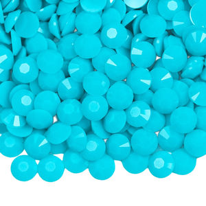 Juli Vente en gros de strass en résine <span class=keywords><strong>opaque</strong></span>, effet gelée, solides, 3mm 4mm 5mm, non thermocollants, à dos plat, pierres de cristal pour artisanat de gobelets DIY - Product Image 6