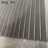 Saringan Kawat Baja Anti Karat untuk Kolam Ikan dan Pabrik Bir, Saringan Coanda, Saringan Wedge, Mesh Wedge