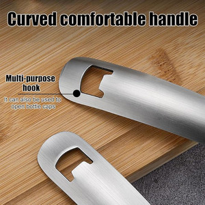 Cuchara de Cocina de Acero Inoxidable 304, Espátula Ranurada, Triturador de Patatas, Separador de Yemas de Huevo Crudas, Utensilio de Cocina Multifuncional - Product Image 4