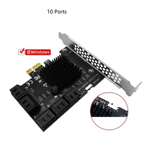 PCI-E 에서 SATA3.0 확장 카드 24 포트 20 포트 16 12 10 포트 SSD 솔리드 스테이트 드라이브 어댑터 카드