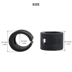 RIDERACE – Lot de 4 protections de chaîne de vélo en résine pour VTT et vélo de route – Anneaux de protection faciles à installer et anti-rayures – Pièces de vélo - Product Image 6