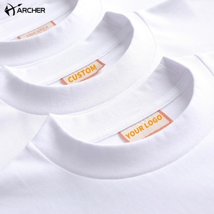 T-shirt Unisex Oversize in Cotone Pesante Bianco con Collo Piccolo, Taglia USA Small, Personalizzabile con Collo <span class=keywords><strong>a</strong></span> <span class=keywords><strong>O</strong></span> - Product Image 1