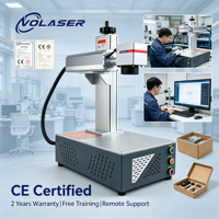 Machine de marquage laser à fibre refroidie par air VOLaser 20W 30W 50W pour bagues, bracelets, colliers, prenant en charge les formats DXF/BMP/AI/DWG