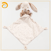 Doudou en peluche douce pour bébé, couverture de sécurité, jouet de sommeil réconfortant pour nouveau-né, animal en peluche à tête, jouet apaisant pour nourrisson