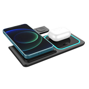 <span class=keywords><strong>Chargeur</strong></span> sans fil 15w 3 en 1 Station de charge pliable et rapide pour <span class=keywords><strong>Iphone</strong></span> 13 12 11 Pro Xs <span class=keywords><strong>Xr</strong></span> X Se 8 8 Plus <span class=keywords><strong>Apple</strong></span> Watch Airpods - Product Image 1