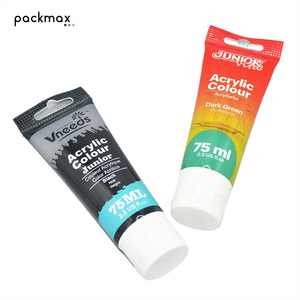 75ml Paint Tube for Watercolor Oil Gouache Painting, Eco-Friendly Material Custom Printing, with Hang Hole <b>Packaging</b> - Product Image 2