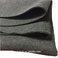 Vente d'usine tissu imperméable non-tissé polyester noir tapis de voiture rouleau de tapis automatique