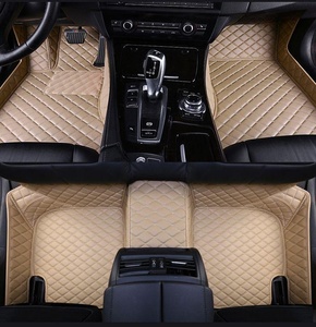 Tapetes de Cuero para Auto Walt, Juego de 4 Piezas, con Diseño de Bloques de Color de 3.5mm, para <span class=keywords><strong>Audi</strong></span> - Product Image 1