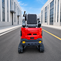 Sertifikasi Mesin Diesel Kubota EPA Mini Excavator 1.2 Ton Harga Mesin 1 Ton Mini Excavator Pertanian untuk Dijual