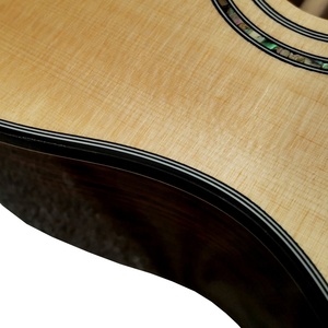 Guitare Gypsy Aiersi Archtop Traditionnelle à Trou en D, Instrument de Musique Acoustique Vintage, Marque Personnalisée, Prix d'Usine en Gros - Product Image 6