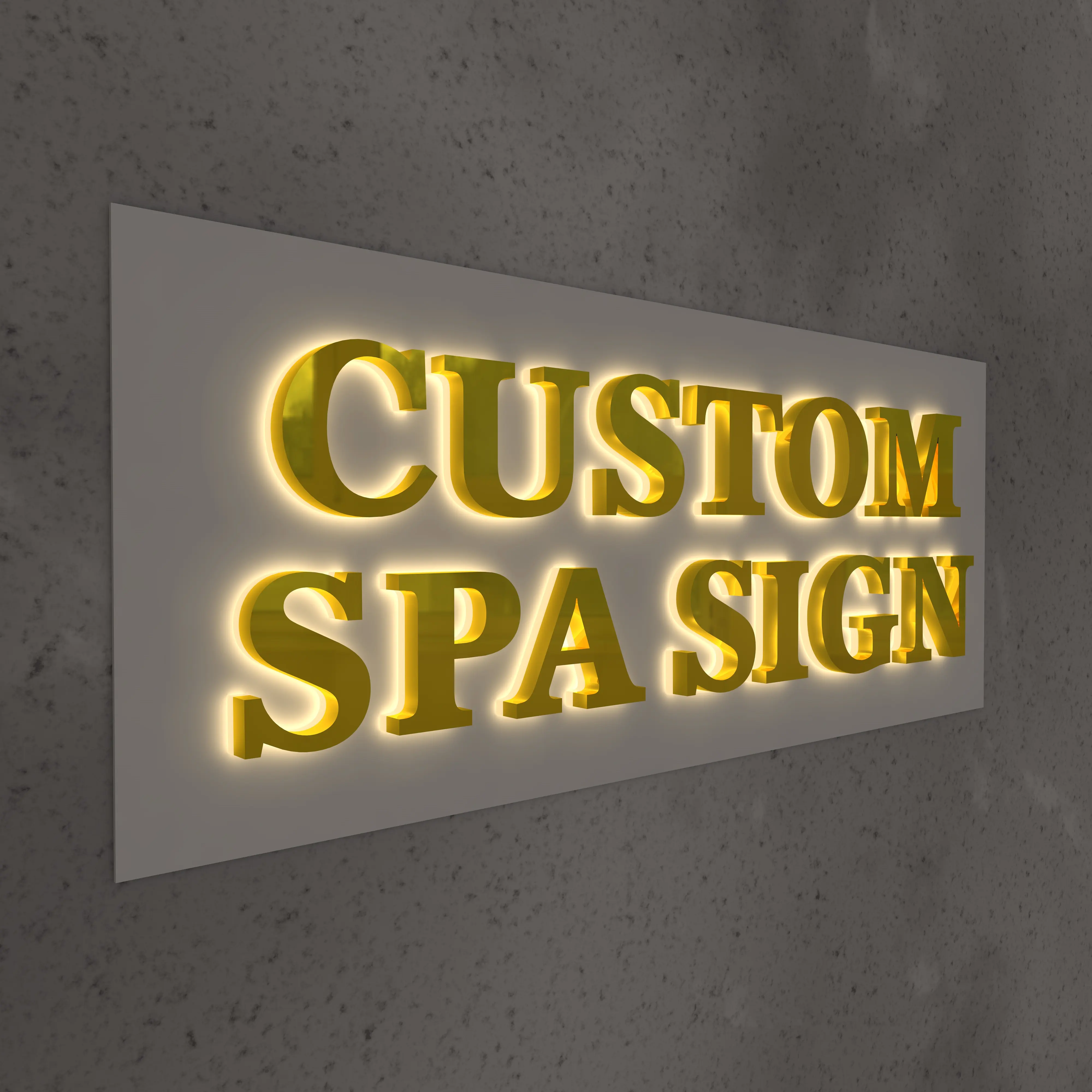 Customized signage backlit dimensional led business sign channel letter sign for custom office sign