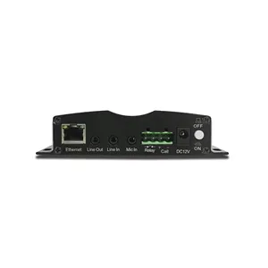 IP SIP Network Music Audio Router Mini Terminal and Power Amplifier with Line Out and MicIn for PA Public Address Intercom
