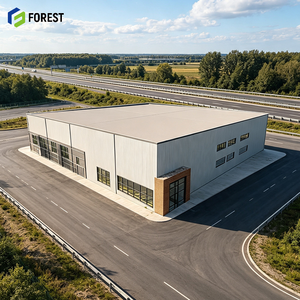 Pre Engineered Large Span Structural Steel Workshop Heavy Duty Prefabricated <b>Metal</b> Production Facility - Product Image 1