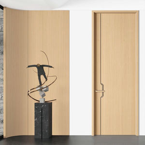 2025 Conceptions Classiques Intérieur Chambre Porte D'entrée En Bois De Teck Massif Porte Française Principale pour La Maison Bâtiment Isolation Sonore Étanche - Product Image 4