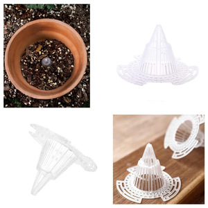 Malla de Drenaje para Macetas JQ, Base Cónica de Plástico, Alfombrilla de Drenaje, Transpirable, Resistente a la Corrosión, Amigable con las Raíces - Product Image 2