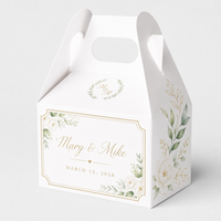 Boîte à cadeaux de mariage personnalisée, boîte à souvenirs de mariage de luxe, vente en gros
