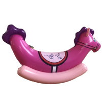 Jouets gonflables en PVC pour enfants, motif animal de Noël, personnalisables, pour l'extérieur, mignons, forme ovale 55 cm, sérigraphie, vente en gros