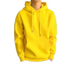 Pull à capuche manches longues pour hommes, nouveau modèle décontracté, couleur unie, automne-hiver,