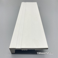 Vente en gros de plinthe décorative imperméable et facile à installer pour intérieur Plinthe en polystyrène ps blanc