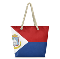 Sac fourre-tout avec drapeau de Tokelau, avec poignées en corde de chanvre, grande capacité, durable, imperméable, sac à bandoulière polyvalent pour le travail, les voyages, la plage