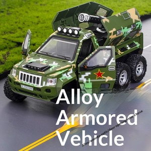 Modèle de char de la Seconde Guerre mondiale à l'échelle 1:24, véhicule <span class=keywords><strong>militaire</strong></span> de simulation, porte électrique réaliste, <span class=keywords><strong>jeep</strong></span> tout-terrain, <span class=keywords><strong>jouet</strong></span> pour enfants et adultes - Product Image 6