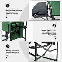Chaise pliante portable pour salle à manger, pêche, plage, camping, directeur, voyage