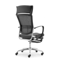 Chaise de bureau ergonomique avec appuie-tête réglable multi-axes, support lombaire, repose-pieds, accoudoirs synchronisés et inclinaison à 170° °   Reposez-vous pour travailler