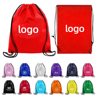 Bolsa con Cordón de Poliéster 210D de Ranguo con Logotipo y Color Personalizados para Deportes, Viajes, Gimnasio, Regalos Promocionales