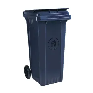 Kotak penyimpanan tong sampah dapur daur ulang tempat sampah limbah Segregation 120 liter tempat sampah